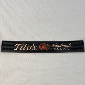 Tito's Black Bar Mat